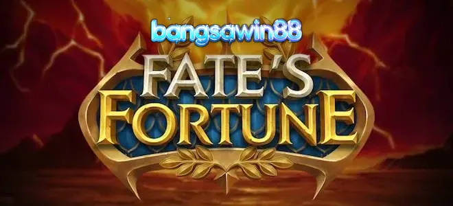 Tampilan visual Fate’s Fortune dengan elemen mistis dan roda keberuntungan
